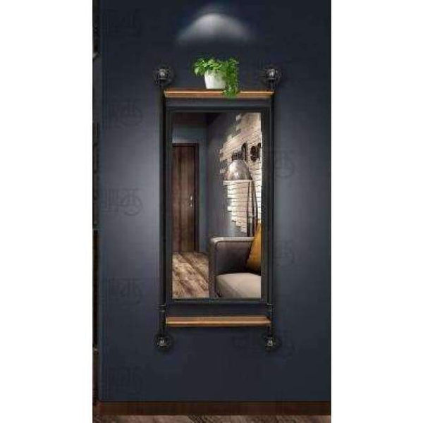 Planet Gates 05 Creative beauty salon, mirror stand, single and double floor mirror, tieyi barbershop mirror.