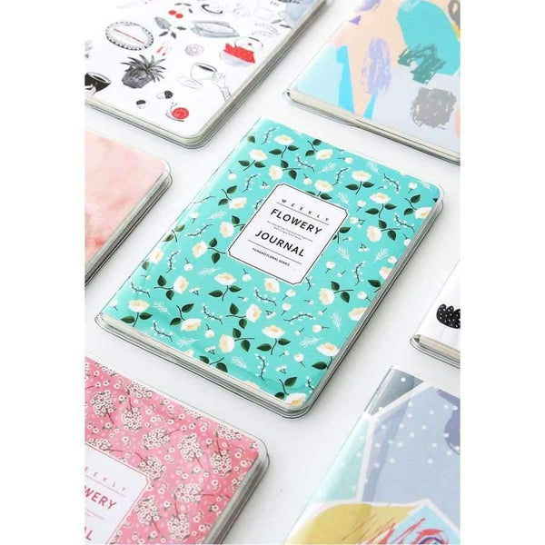 Planet Gates 05 Korean small calendar agenda notebook daily planner diary flower monthly planner school supply writing pads kids gift