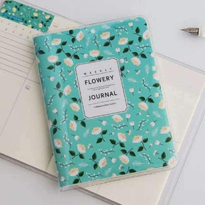 Planet Gates 05 Korean small calendar agenda notebook daily planner diary flower monthly planner school supply writing pads kids gift