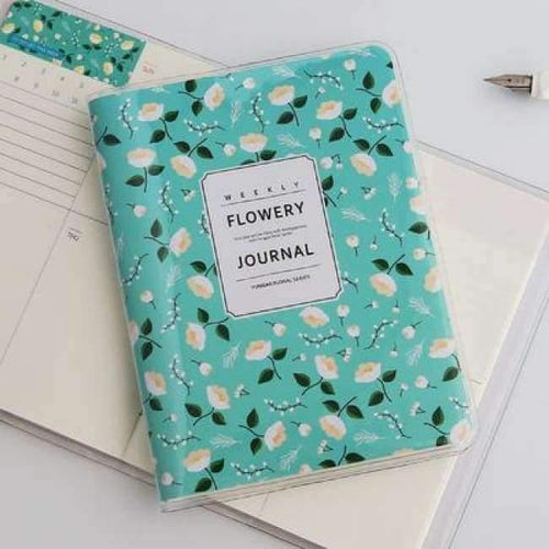 Planet Gates 05 Korean small calendar agenda notebook daily planner diary flower monthly planner school supply writing pads kids gift