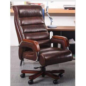 Planet Gates 05 Real wood chair. Leather boss chair. Can massage office chair. Lift and swivel chair home computer chair011
