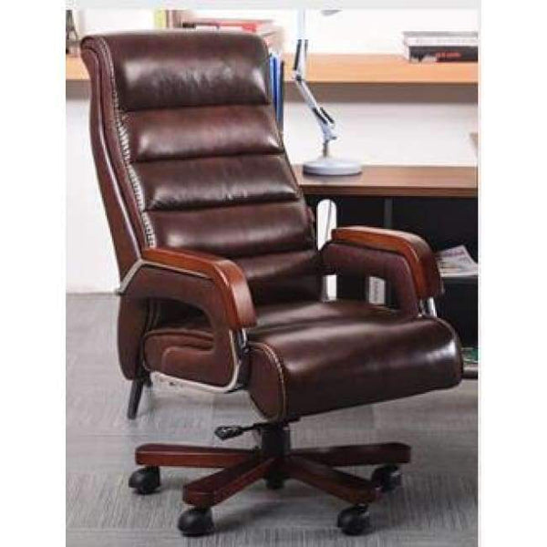 Planet Gates 05 Real wood chair. Leather boss chair. Can massage office chair. Lift and swivel chair home computer chair011