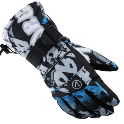 Planet Gates 05 / S Men Women Winter Warmer Ski Windproof Gloves Waterproof Anti-Cold Warm Gloves Outdoor Sport Snow Sportswear Skiing Gloves luvas