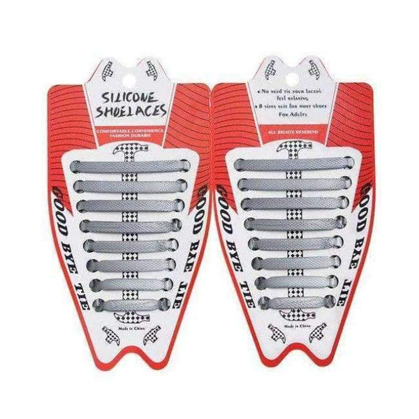 Planet Gates 05 Silver 2018 New Arrival Cheap Free Shipping 1Set/16Pcs Creative Patents Adults Hammer Silicone Elastic Shoelaces Lazy No Tie Shoe Laces