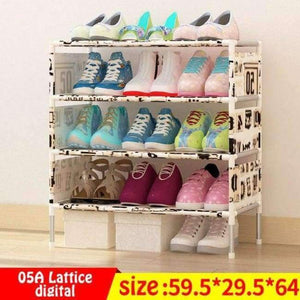 Planet Gates 05A-Lattice-digital Multi Layer Shoe Rack Nonwovens Easy to install Shoe cabinet Shelf Storage Organizer Stand Holder Space Saving Furniture