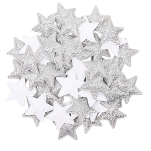 Planet Gates 06 100pcs Glitter Patches Shiny Solid Crown Heart Star Rabbit Accessory For Apparel Sewing Materials Garment Decoration