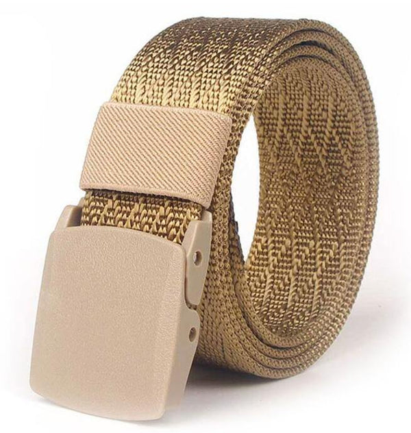 Men and Women Canvas Nylon Belt Fashion Automatic Buckle Belts Women Outdoor Tactical Belt Military Male Strap Waist Belts