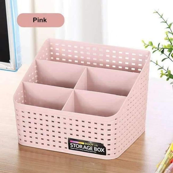 Planet Gates 06 16.5*7.8*12.5cm Plastic Cosmetic Organizer Box Pen Holder Sundries Case Desk Organizer Bathroom Storage & Organization