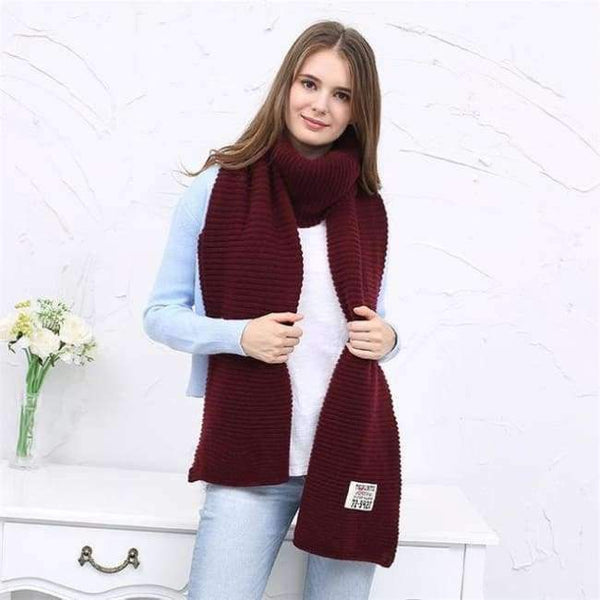 Planet Gates 06 / 180cmX42cm Women winter scarves and wraps red cashmere knitted scarf for women large big scarf FD197