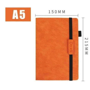 Planet Gates 06 / A5 Pu Leather Notebook Hardcover Journal Paper A5 Leatherette Notebook  Elastic Band Travel Bullet Journal Pointed Writing Pads