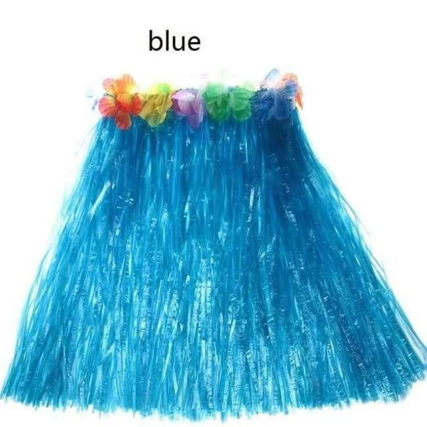 Planet Gates 06 bule / 30cm 5PCS/set Plastic Fibers Women Grass Skirts Hula Skirt Hawaiian costumes 30CM/40/CM60CM Ladies Dress Up Festive & Party Supplies