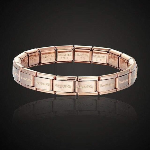 Planet Gates 06 / Each  1CM All 18PCS Theresa brand namination jewelry popular style stainless steel bracelet letter and stretch fashion bangle for everybody jewelry