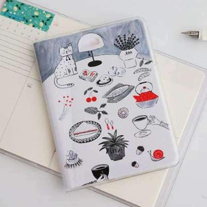 Planet Gates 06 Korean small calendar agenda notebook daily planner diary flower monthly planner school supply writing pads kids gift