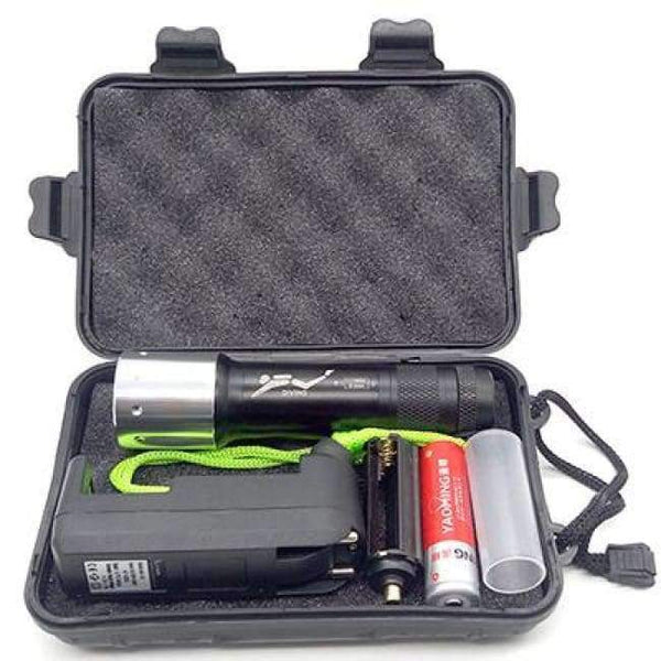 Planet Gates 06 LED Diving Flashlight Lantern for Spearfishing Submarine Scuba Flashlight Dive Lighting Waterproof Underwater Light