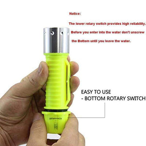 Planet Gates 06 LED Diving Flashlight Lantern for Spearfishing Submarine Scuba Flashlight Dive Lighting Waterproof Underwater Light