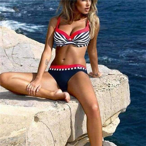 Planet Gates 06 / S Bikini Push Up Women Swimsuit Print Top biquini Brazilian bikinis Set Swim Bathing Suit Girl Beachwear Female Swimwear