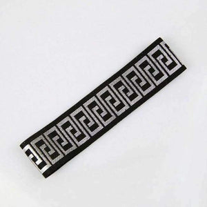 Planet Gates 06 silver lattices Men women elastic letters fitness yoga gym sport accessories tightens sweat movement headband Bicycle badminton run