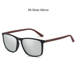 Planet Gates 06 Silver Mirror / Polarized sunglasses Luxury Square Vintage Polarized Sunglasses For Men Women Fashion Travel Driving Anti-glare Sun Glasses Male TR90 Eyewear UV400