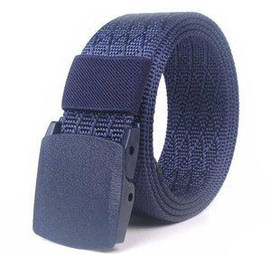 Men and Women Canvas Nylon Belt Fashion Automatic Buckle Belts Women Outdoor Tactical Belt Military Male Strap Waist Belts