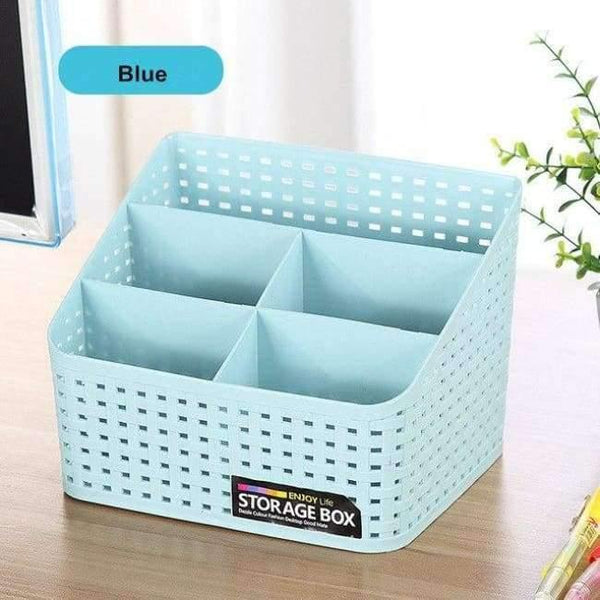Planet Gates 07 16.5*7.8*12.5cm Plastic Cosmetic Organizer Box Pen Holder Sundries Case Desk Organizer Bathroom Storage & Organization
