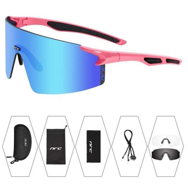 Planet Gates 07 / 3 lens 3 Lens UV400 Cycling Sunglasses TR90 Sports Bicycle Glasses MTB Mountain Bike Fishing Hiking Riding Eyewear for men women