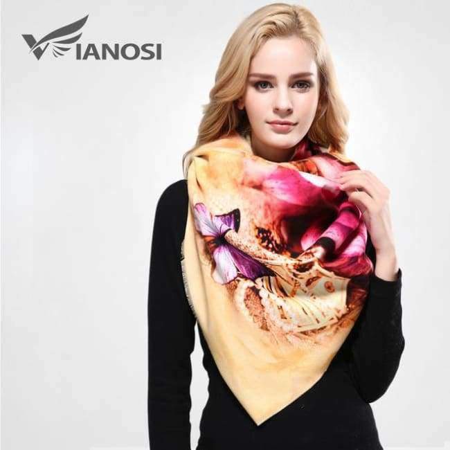Planet Gates 02 / China / 185CM X 65CM Newest Design Bandana Printing Winter Scarf Women Shawls Thicken Warm Scarves Wool Brand Scarf Woman Wrap VA070