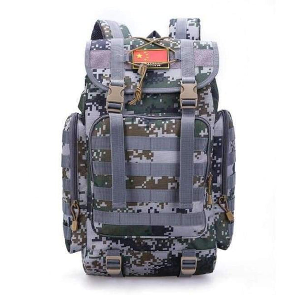 Planet Gates 07 SHUMA / 50 - 70L Military Tactical Backpack Army Molle Waterproof Sports Bag Climbing Rucksack for Outdoor Hiking Camping Hunting Backpacks