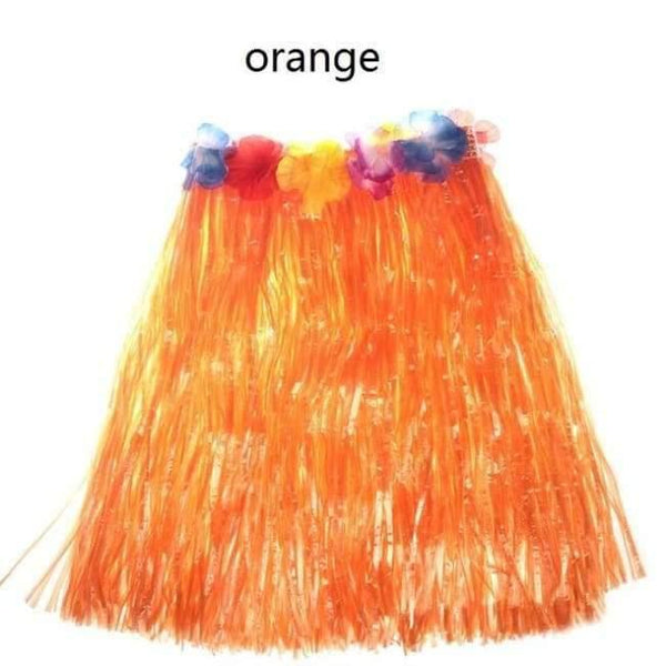 Planet Gates 07 yellow / 30cm 5PCS/set Plastic Fibers Women Grass Skirts Hula Skirt Hawaiian costumes 30CM/40/CM60CM Ladies Dress Up Festive & Party Supplies