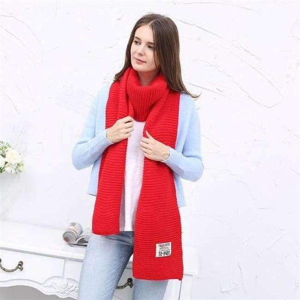 Planet Gates 08 / 180cmX42cm Women winter scarves and wraps red cashmere knitted scarf for women large big scarf FD197