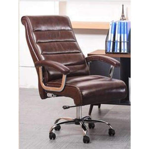 Planet Gates 08 Real wood chair. Leather boss chair. Can massage office chair. Lift and swivel chair home computer chair011