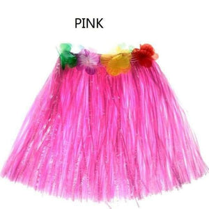 Planet Gates 08 rose red / 30cm 5PCS/set Plastic Fibers Women Grass Skirts Hula Skirt Hawaiian costumes 30CM/40/CM60CM Ladies Dress Up Festive & Party Supplies