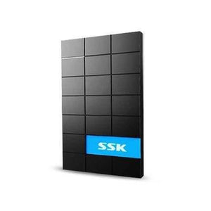 SSK HDD Case 2.5 Inch SATA to USB3.0 SSD HDD Enclosure Adapter for Type C Hard Disk Drive Box External HDD High Speed Black 080