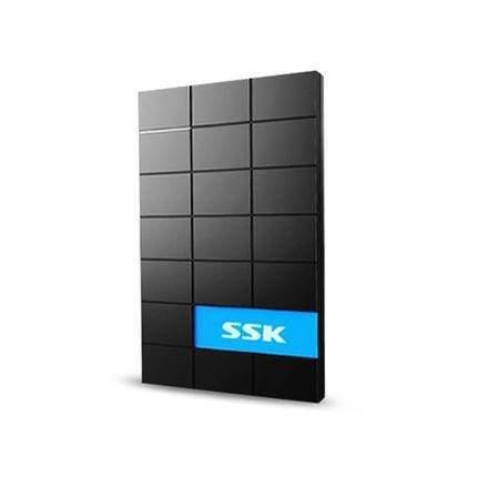 SSK HDD Case 2.5 Inch SATA to USB3.0 SSD HDD Enclosure Adapter for Type C Hard Disk Drive Box External HDD High Speed Black 080