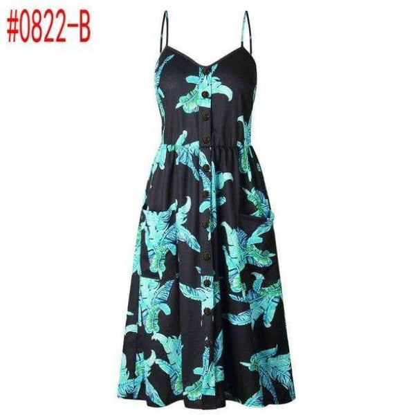 Planet Gates 0861-A/S Letní dámské šaty 2018 Vintage Sexy Boho Květinové Tuniky Plážové Šaty Letní šaty Kapsy Červené Bílé Šaty Pruhované Dámské Značka Ali9