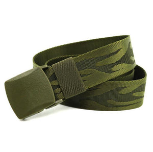 Men and Women Canvas Nylon Belt Fashion Automatic Buckle Belts Women Outdoor Tactical Belt Military Male Strap Waist Belts
