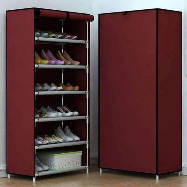 Planet Gates 09 / China COSTWAY Non-woven 6 Tier Shoes Rack Stand Shelf Shoes Organizer Living Room Bedroom Storage Furniture W0109