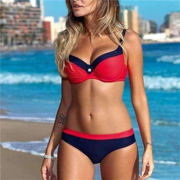 Planet Gates 09 / S Bikini Push Up Women Swimsuit Print Top biquini Brazilian bikinis Set Swim Bathing Suit Girl Beachwear Female Swimwear