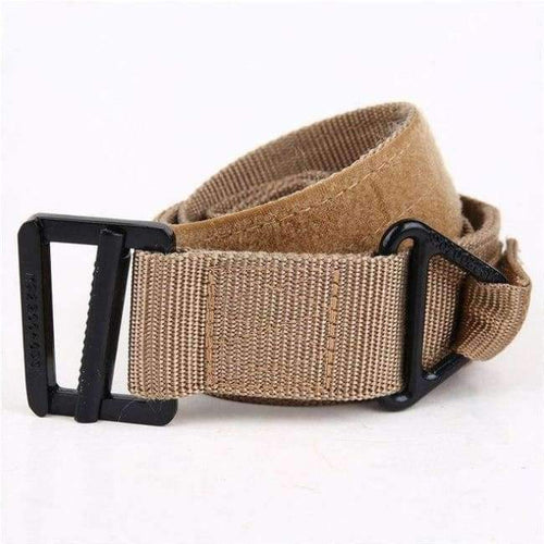 Planet Gates 091-01 Khaki / China / 130cm [FLB] Camouflage Military Equipment Tactical Belt Men Combat Knock Off Army Belt Nylon Heavy Duty Paintball Waist Belt FP091