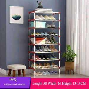 Planet Gates 09Q Maple leaves Multi Layer Shoe Rack with handrail Galvanized steel pipe shoe cabinet shoe organizer removable shoe storage for home furniture