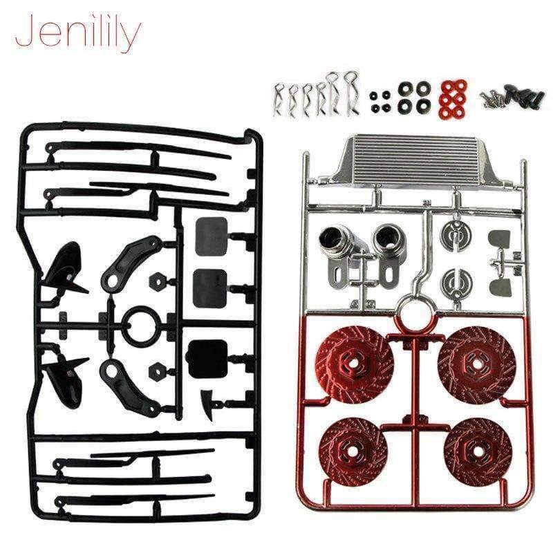 Planet Gates 1/10 RC car parts Racing On Road Drift Model Car Exhaust Dummy Brake Disc Accessories Vehicles Model For Speed Control