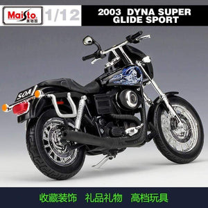 Planet Gates 1:12 Harley 2003 DYNA SUPER  GLIDE SPORT Metal Motorcycle Diecast Bike Car Model Toy Collection Mini Moto Gift