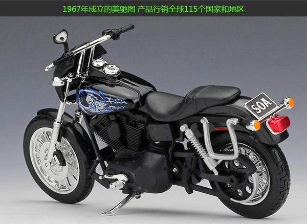 Planet Gates 1:12 Harley 2003 DYNA SUPER  GLIDE SPORT Metal Motorcycle Diecast Bike Car Model Toy Collection Mini Moto Gift