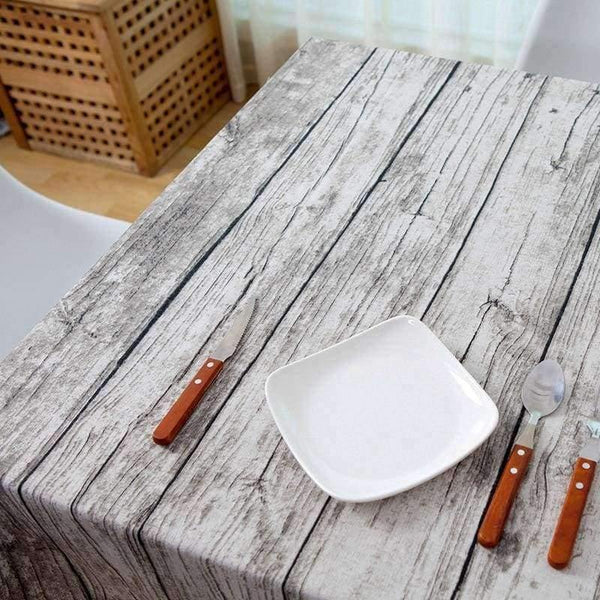 Planet Gates 1 / 120x120cm Retro simulation wood table cloth cotton fabric bark cloth tablecloth table photography background cloth