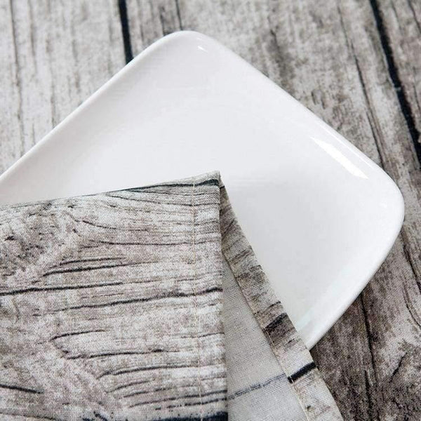 Planet Gates 1 / 120x120cm Retro simulation wood table cloth cotton fabric bark cloth tablecloth table photography background cloth