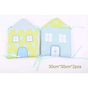Planet Gates 1-12Pc/Lot Infant Crib Bumper Bed Protector Baby Kids Cotton Cot Nursery bedding House bumper for boy and girl
