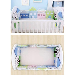 Planet Gates 1-12Pc/Lot Infant Crib Bumper Bed Protector Baby Kids Cotton Cot Nursery bedding House bumper for boy and girl