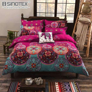 Planet Gates 1 / 150x200 3PCS / China Bedding Sets Sheet Pillowcase Duvet Cover Sets Soft Polyester Queen King Size Traditional Bohemian Home Textile Bedroom 3/4 PCS
