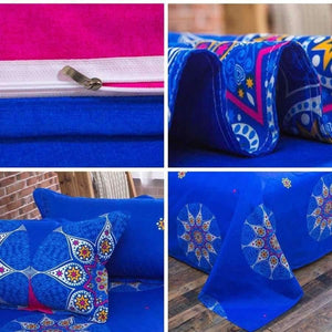 Planet Gates 1 / 150x200 3PCS / China Bedding Sets Sheet Pillowcase Duvet Cover Sets Soft Polyester Queen King Size Traditional Bohemian Home Textile Bedroom 3/4 PCS