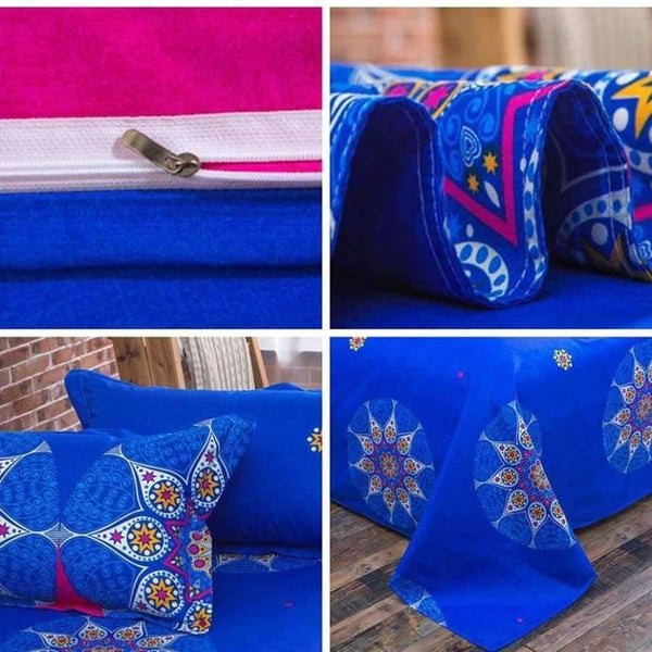 Planet Gates 1 / 150x200 3PCS / China Bedding Sets Sheet Pillowcase Duvet Cover Sets Soft Polyester Queen King Size Traditional Bohemian Home Textile Bedroom 3/4 PCS