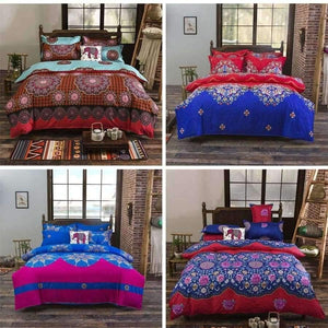 Planet Gates 1 / 150x200 3PCS / China Bedding Sets Sheet Pillowcase Duvet Cover Sets Soft Polyester Queen King Size Traditional Bohemian Home Textile Bedroom 3/4 PCS